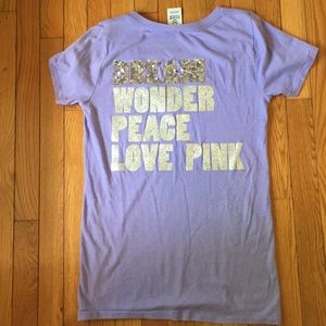 VS Pink lavender top (back pictured)